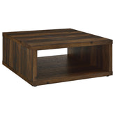 Orleans Furniture - Coaster - Frisco Square Engineered Wood Coffee Table Dark Pine - 710508
